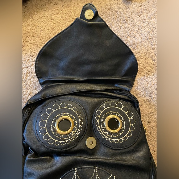 Owl Print Travel Backpack NWOT - Picture 7 of 9
